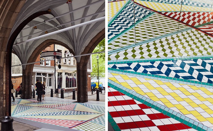 Clerkenwell Design Week 2014 Novelties, Tile Mile a contemporary reinterpretation of the classic Turkish tiles